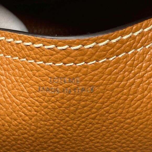 TOTEME T-Lock Top Handle Bag in Pebble Grain Leather - Picture 13 of 14